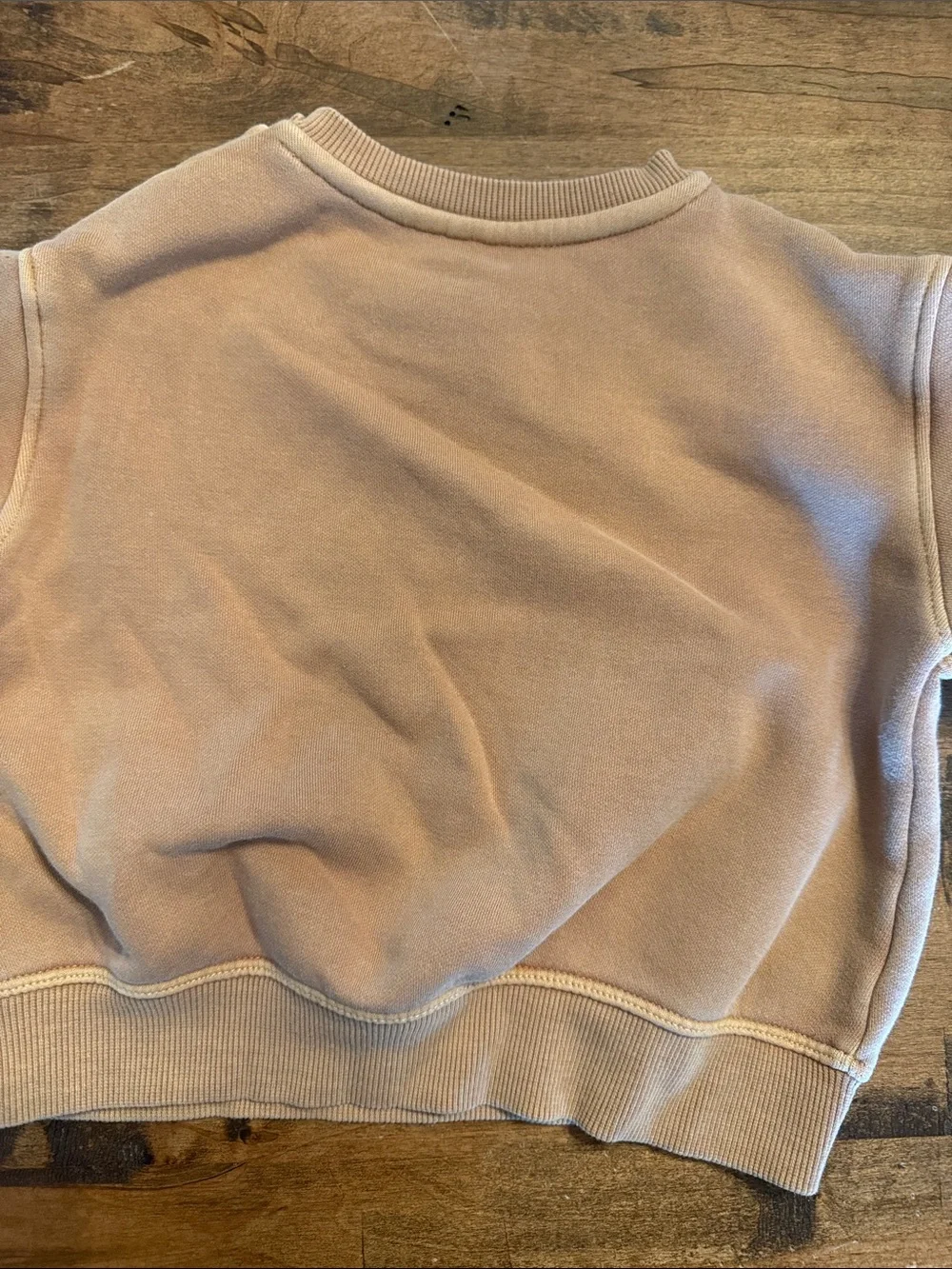 Kids Pumpkin Face Crewneck Sweatshirt - Tan - Picture 4 of 4